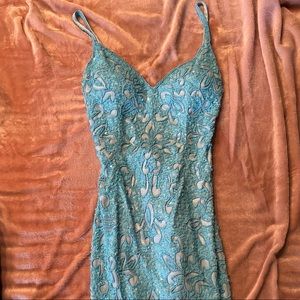 Blue formal dress, Size 0, Worn once, From Pure Couture